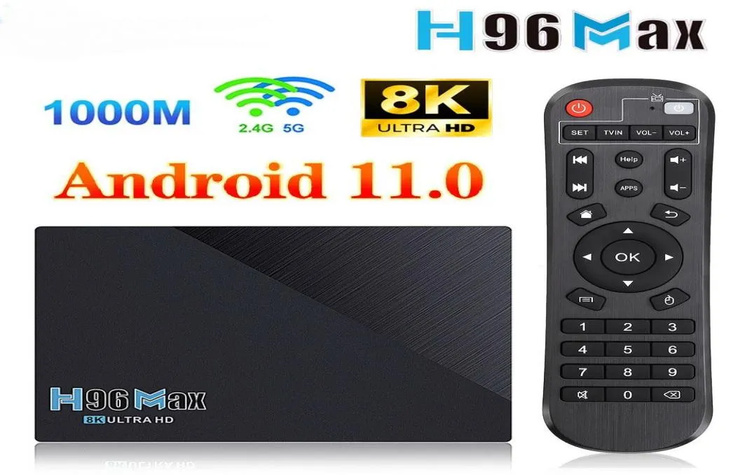 H96 Max RK3566 Smart TV Box Android 11 8GB 64GB 4GB 32GB 1080P 8K 24fps 5G WiFi 1000M Youtube H96Max Media Player Set Top Box3429188