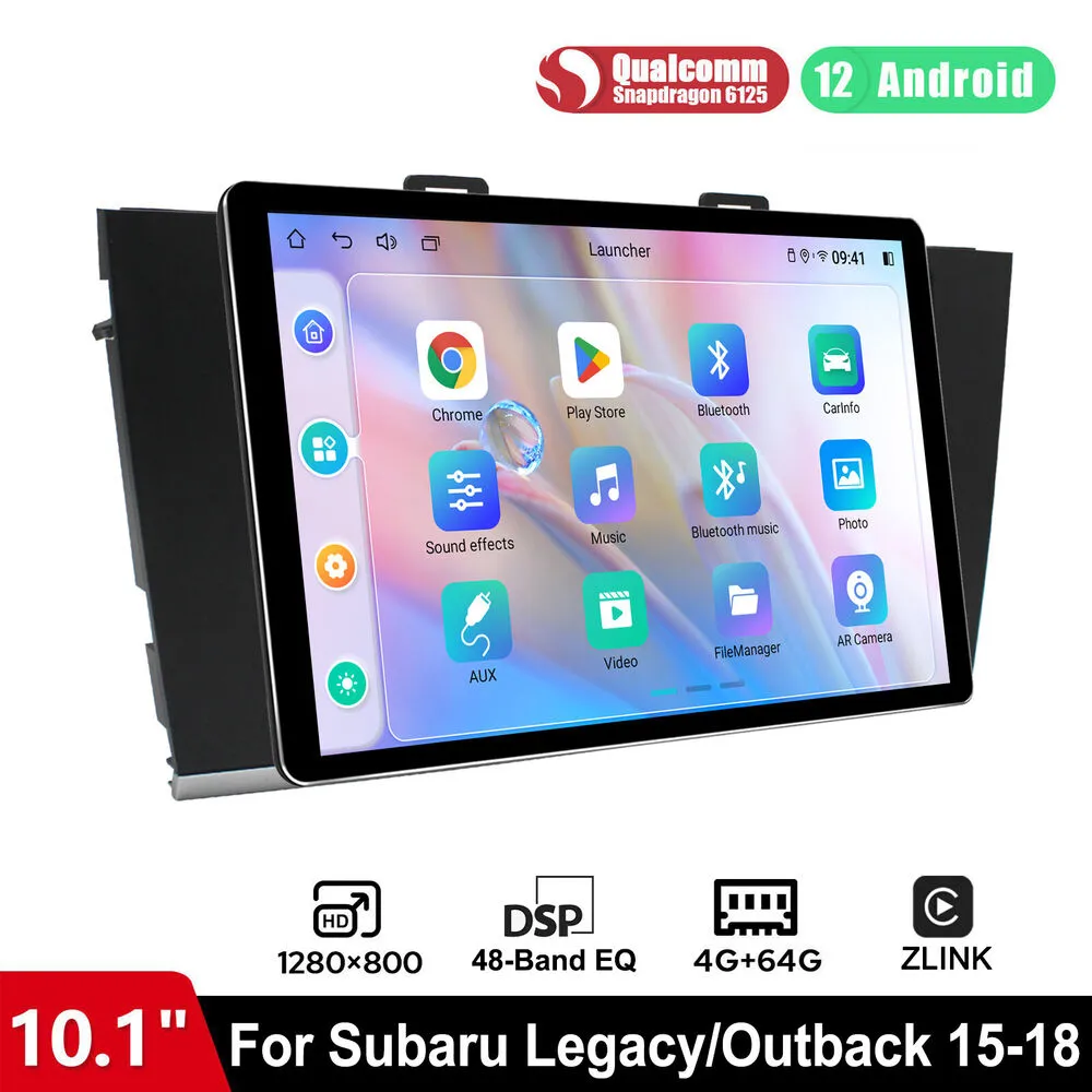 10.1 "Na lata 2015-2018 Subaru Legacy Outback Joying Android 12 Radio Bluetooth GPS