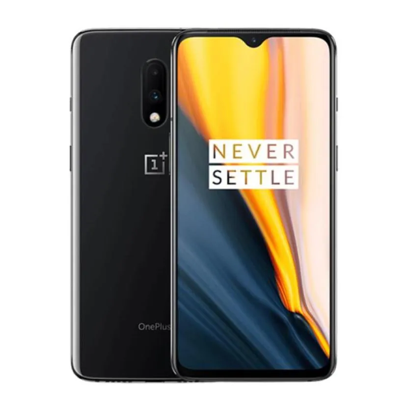 원래 OnePlus 7 4G LTE 휴대 전화 8GB RAM 256GB ROM Snapdragon 855 옥타 코어 48MP AI NFC 3700MAH Android 641QOOT AMOLED FULL1001781