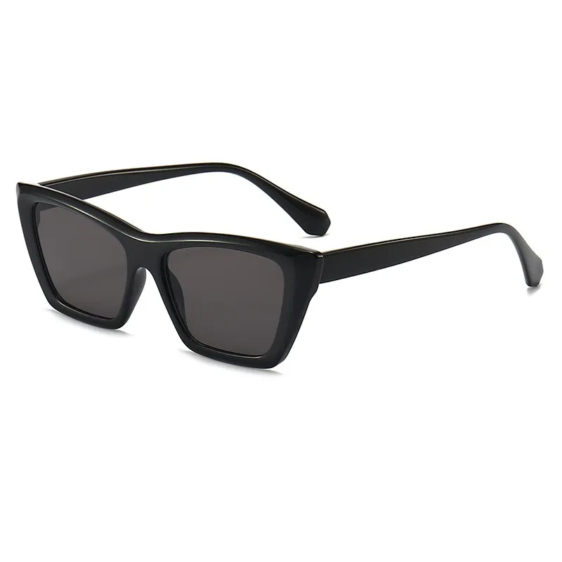 Herren-Designer-Sonnenbrille, Damen-Sonnenbrille, Marken-Luxus-Sonnenbrille, Sommer, einfach, modisch, lässig, Straßenfoto-Sonnenbrille, quadratischer Rahmen, PC-Brillenrahmen 2255, Schwarz