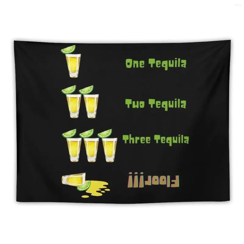 Tapestries One Tequila Two Three Floor! Tapestry Room Decoration Accessories Korean Style