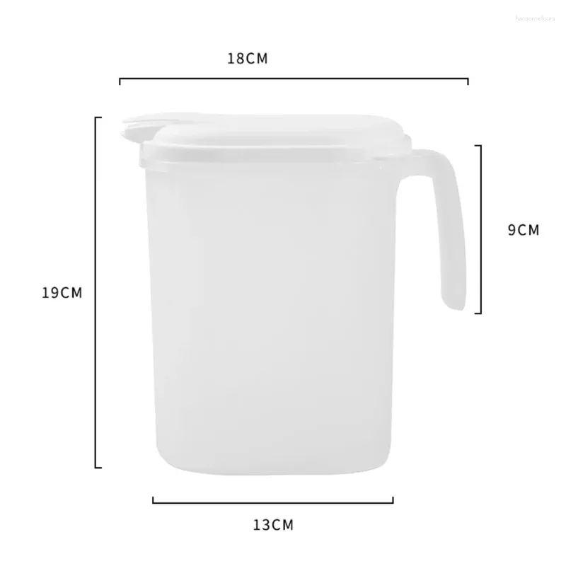 1.8Litre Plastic Hip Flasks With Handle Lid Ideal For PP Beverages