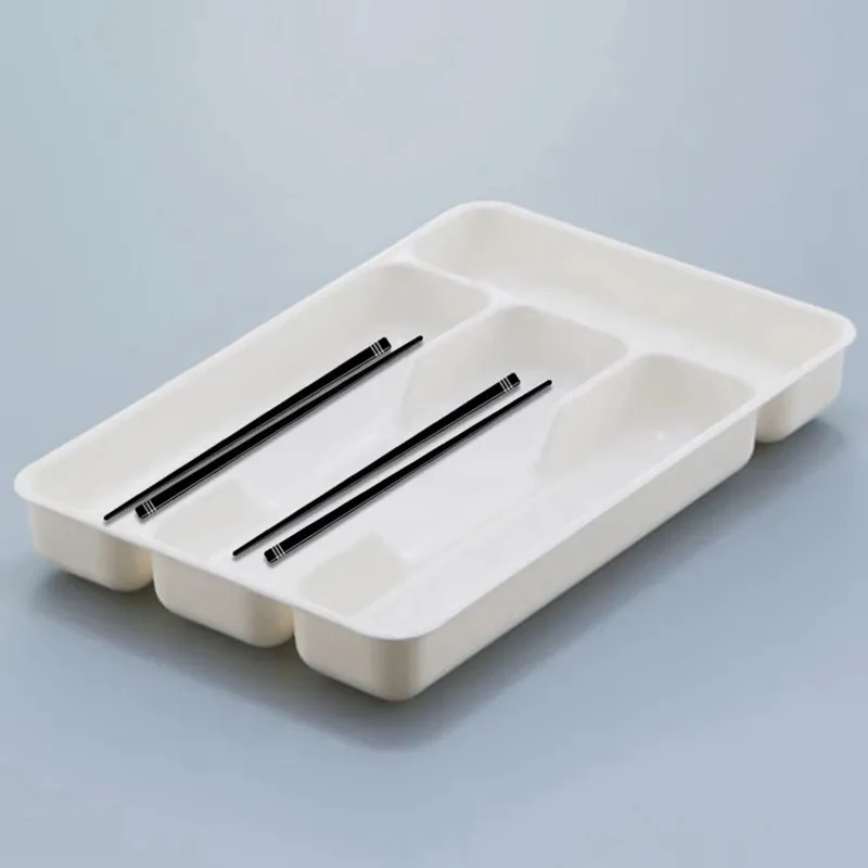 Separation Finish Storage Box Eco-Friendly PP Tray Spoon Knife Fork Cotestar Cotestar Organizer Box Kitchen Drawer Organizer