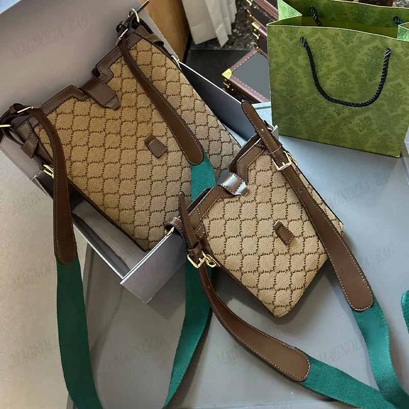 Ancora marka kova çanta kadın omuz çantası klasik crossbody küçük totes geniş kayış çantaları trendi büyük kapasiteli çantalar kutu 22cm 25cm