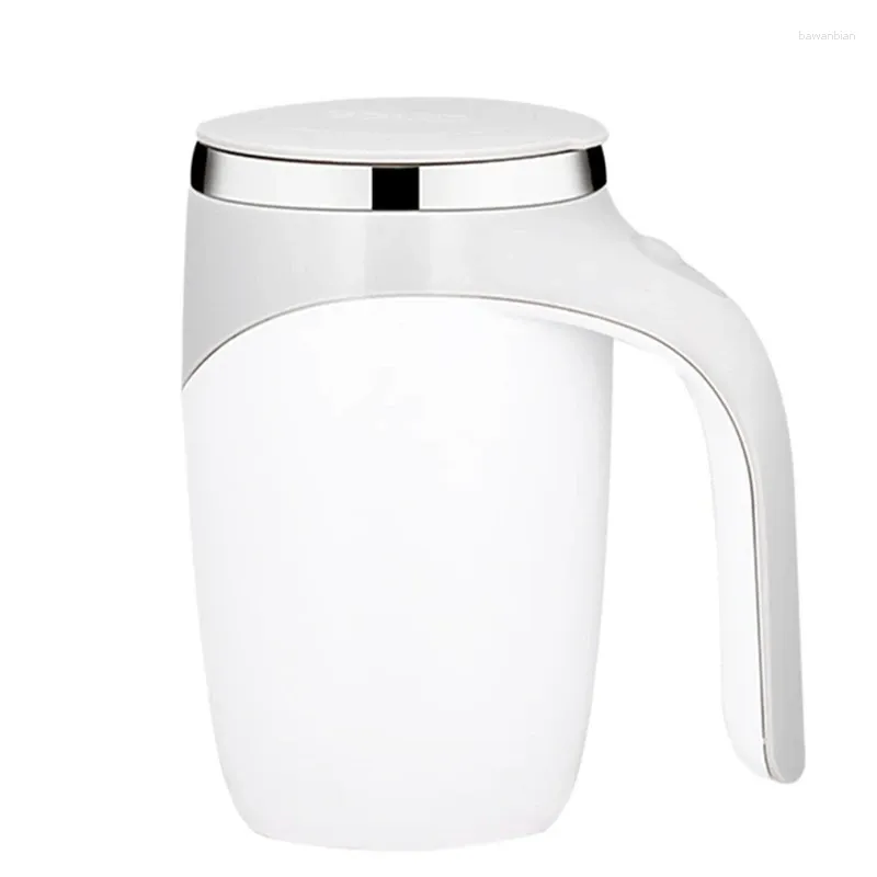 Tazze Tazza di miscelazione portatile pigra completamente automatica in acciaio inossidabile per latte