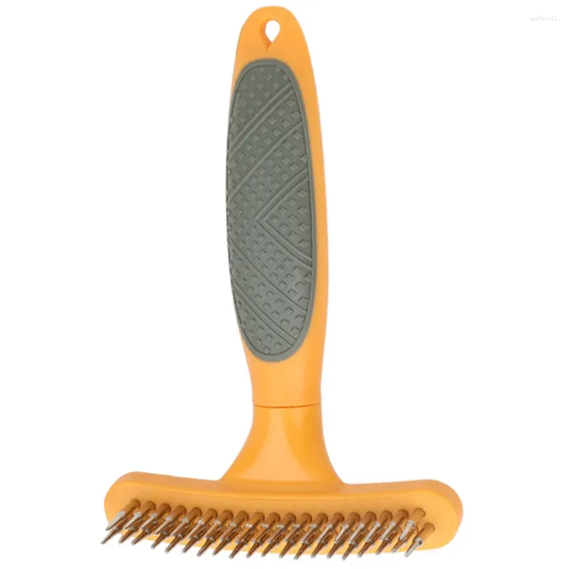 Dog Apparel Pet Dematting Comb Tool Rake Grooming Detangler Brush