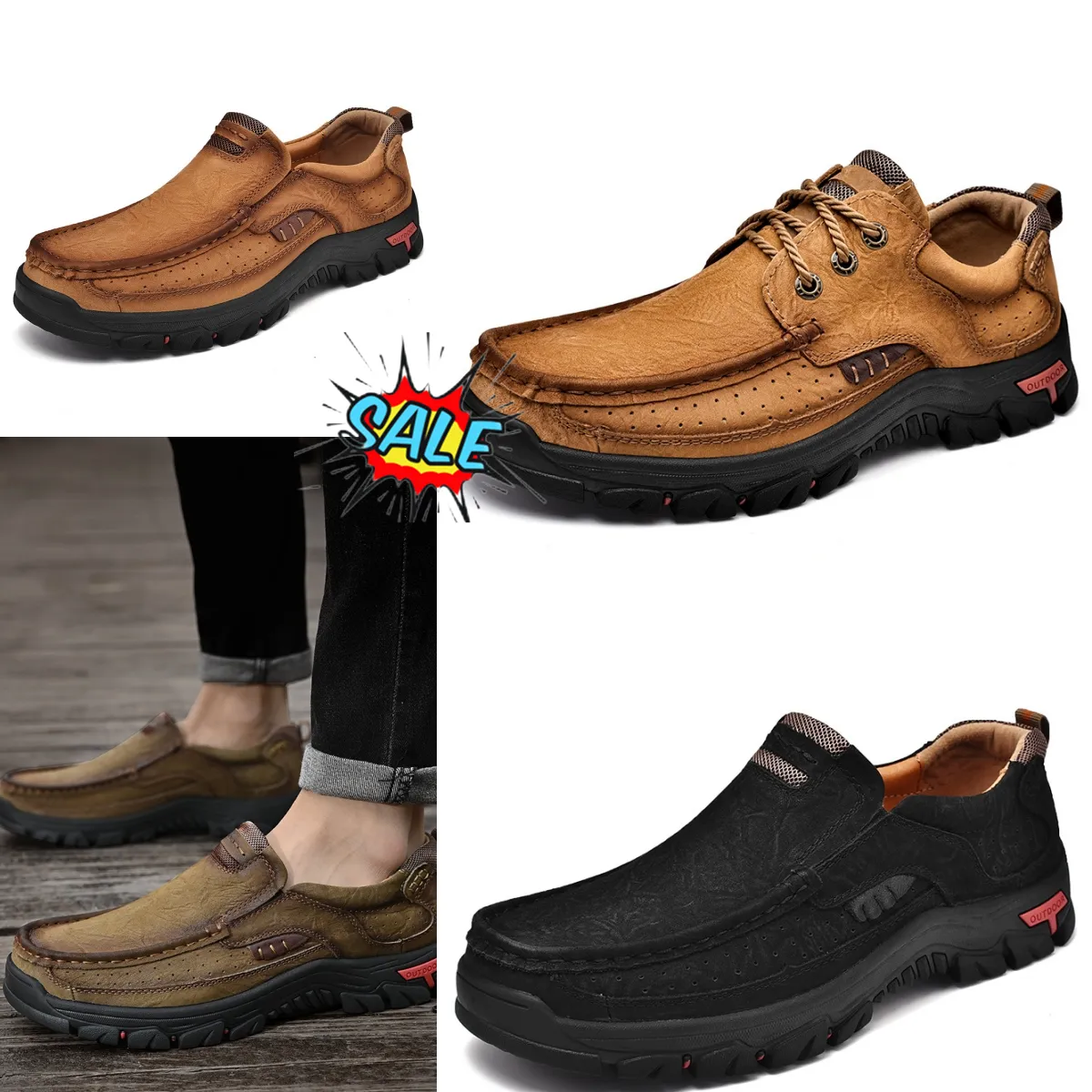 2024 Positieve Herenschoenen Loafers Casual Leren Schoenen Wandelschoenen Een Verschillende Opties Designer Sneakers Trainers GAI Maat 38-51