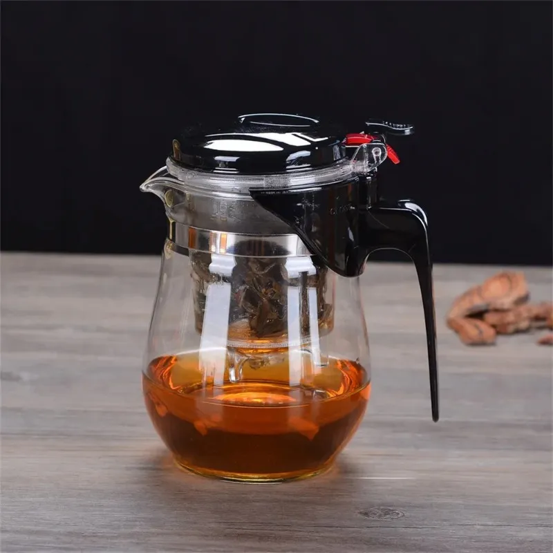 2024 500ml Heat Resistant Kitchen Supplies Tea for Teapots Home Garden Kitchen,Dining Bar Teaware Tea Glass Teapot Tea Kettle