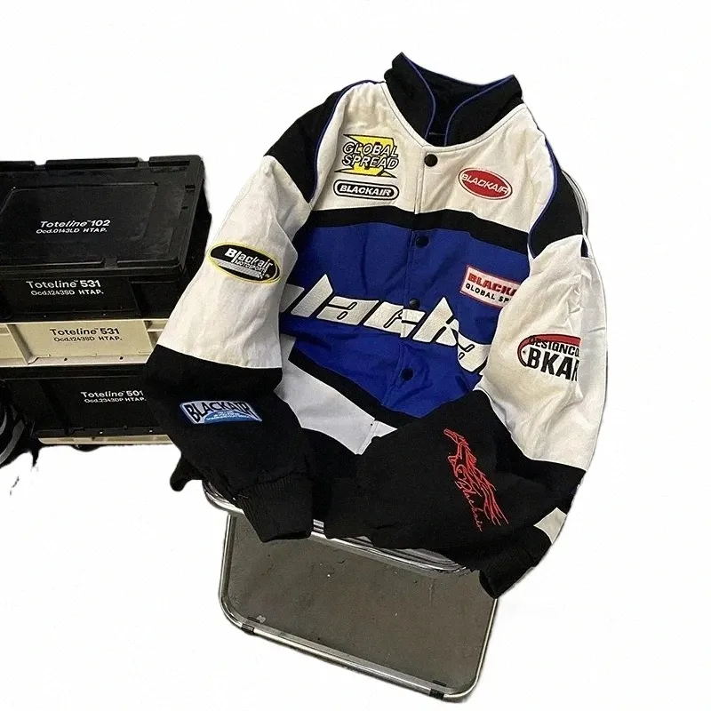 vintageレースジャケット Japanese Brand × Vintage KAWASAKI ZX RACING SUNFADED LIGHT