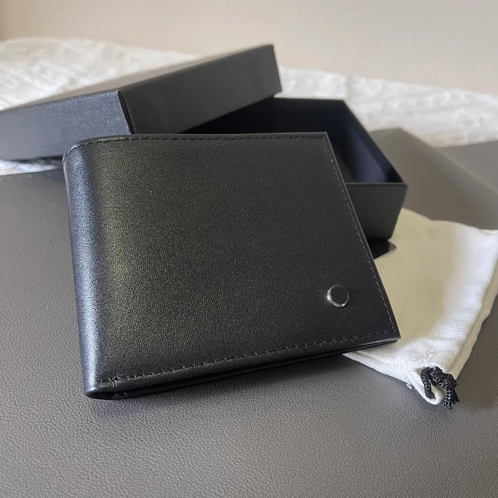 luksusowe mężczyzn portfel skórzany Postępowanie Projektowanie torebka torebka szczupła folder gotówkowy certyfikat magazynowy torba bankowa Portfolio kieszonkowe