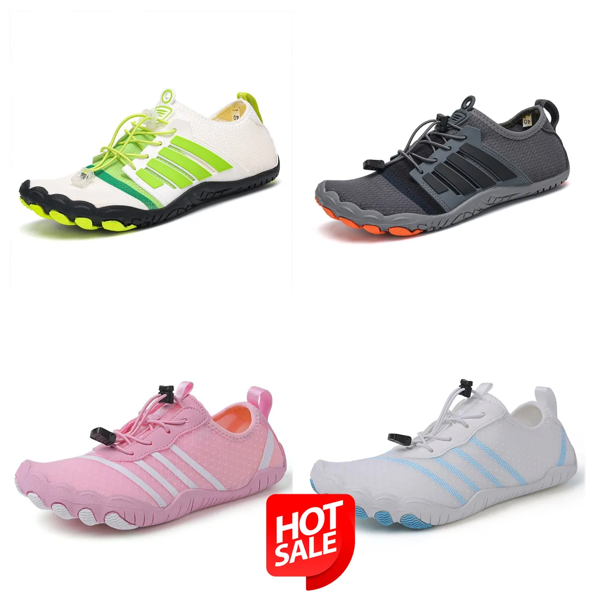 Unisex-Schuhe Schwimmen GAI Wasserwatschuhe Fünf-Finger-Paare Strandtauchen Flussverfolgungsschuhe Unisex-Sandstrand 2024 Größe 36-47