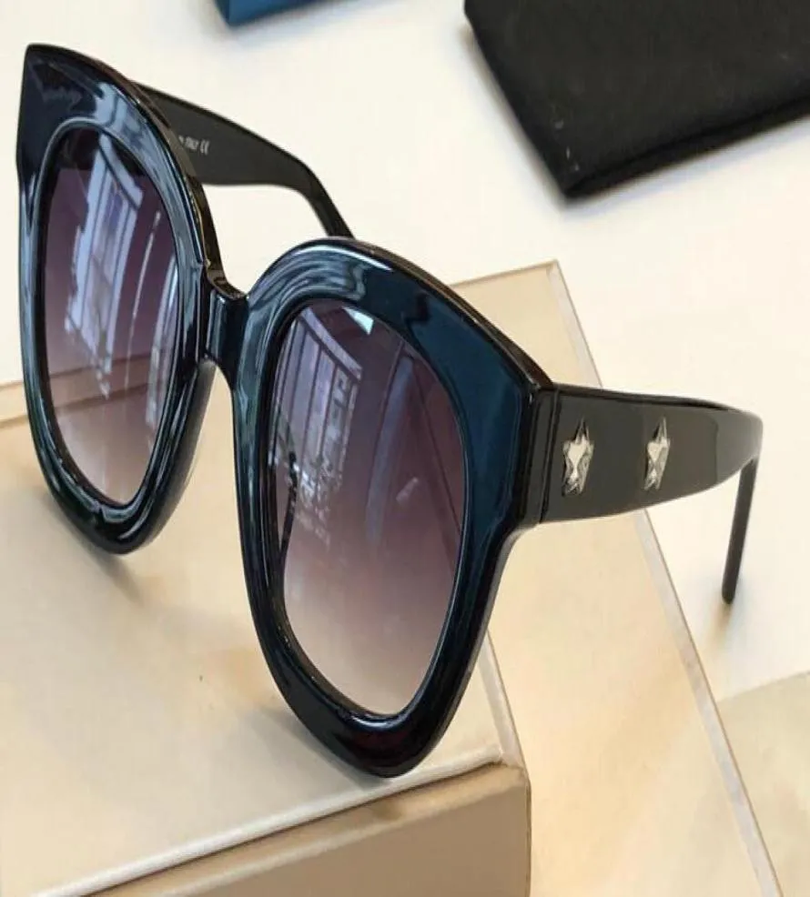 Nouvelle vente de lunettes de soleil de créateur de mode 0208 monture en œil de chat caractéristiques du matériau du panneau style simple populaire protection uv400 de qualité supérieure 4217585
