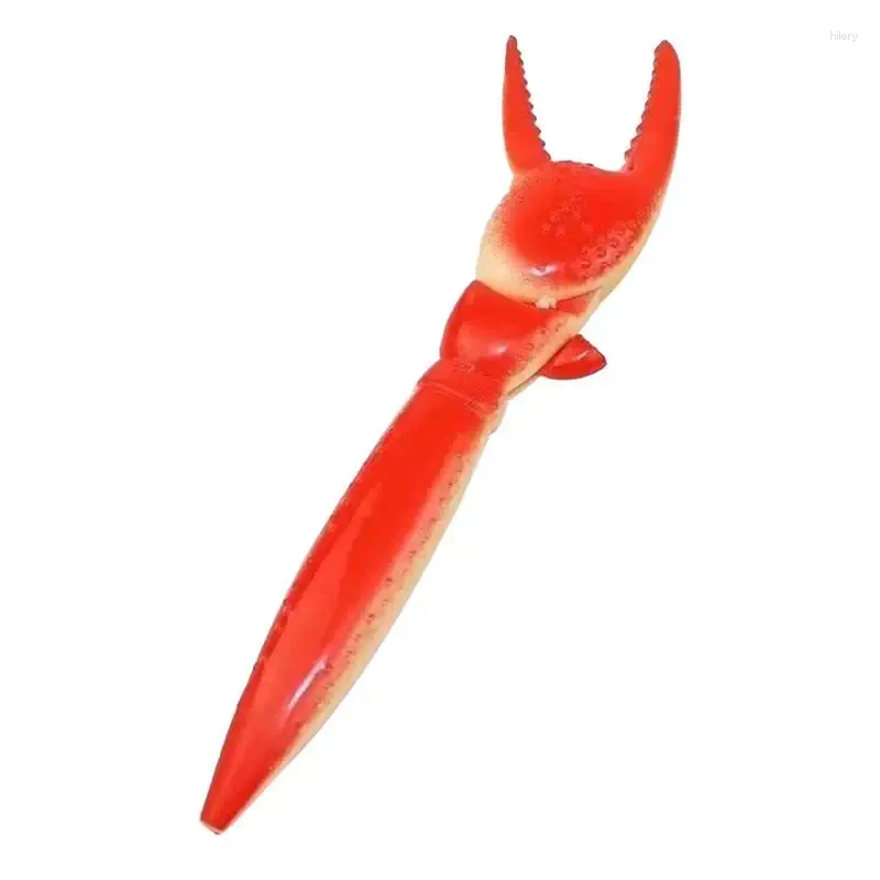 Party Favor Novelty Crab Claw Pennor Fun Hummer Ballpoint Pen Creative Ball Stationery Student levererar hushållstillbehör