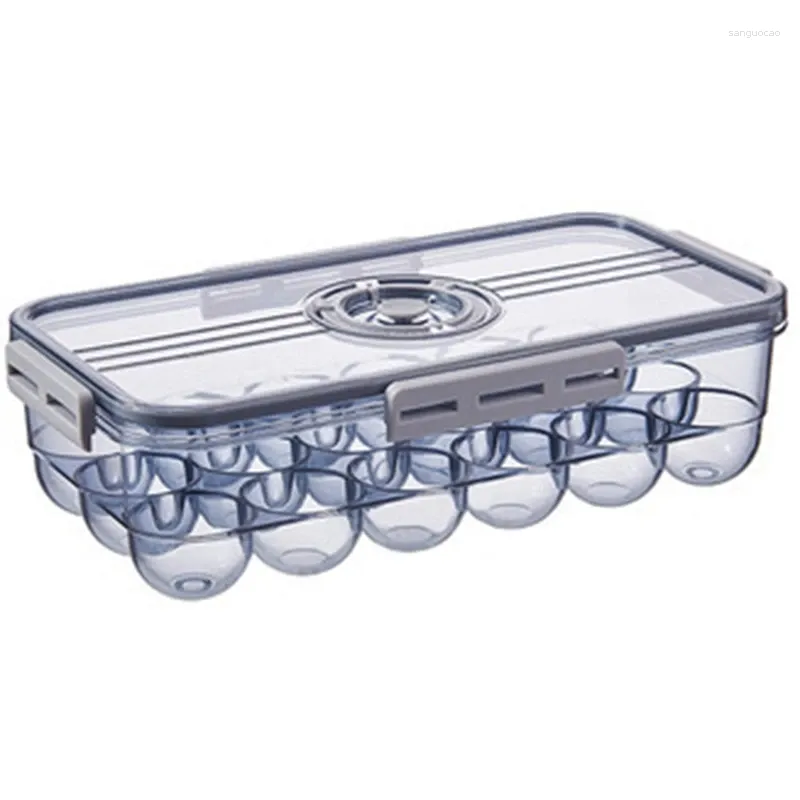 Storage Bottles Refrigerator Egg Boxpet Plastic Clear Freezer Eggs Container Kitchen Organizer