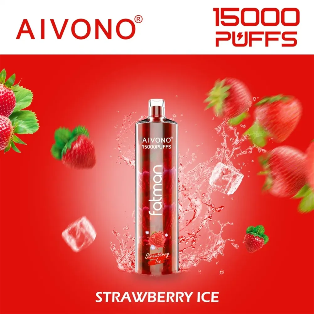 Original Aivono Fatman 15000 Puff Puffs engångsvapspenna Hookah Shisha E -cigarett