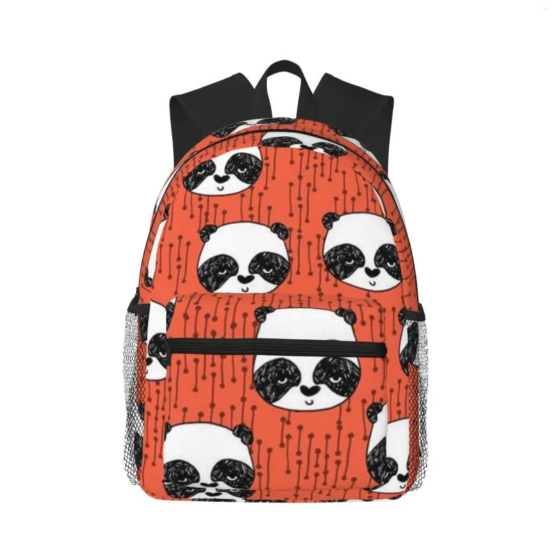 Plecak Panda Lover Cute Large Cacal School Notebook Fashion Waterproof Regulowane sporty podróżne