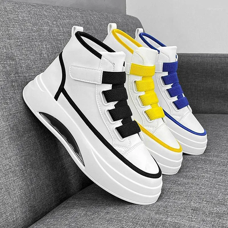 Casual Shoes Height Increased High Tops Men Vulcanized Flats Autumn Male Comfortable Chunky Winter Sneakers For Trainers