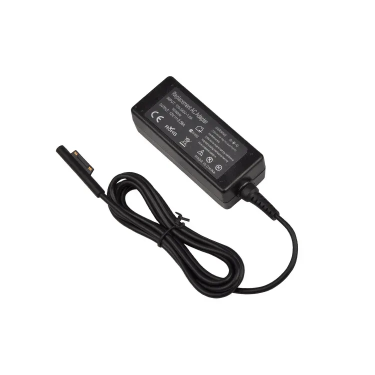 Adattatore 12V 2.58A 36W Versione leggera Caricatore adattatore di alimentazione per tablet per Microsoft Surface Pro3 Pro4 Vendite dirette del produttore