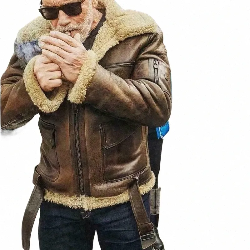 New Locomotive Slim British Fashion Men's Leather Jacket New Locomotive Slim British Fashion Men's Leather Jacket