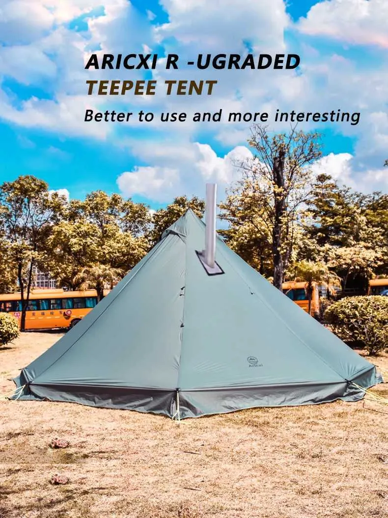 Aricxi Ultra Light 3 4 Person Outdoor Camping Tent With 20D