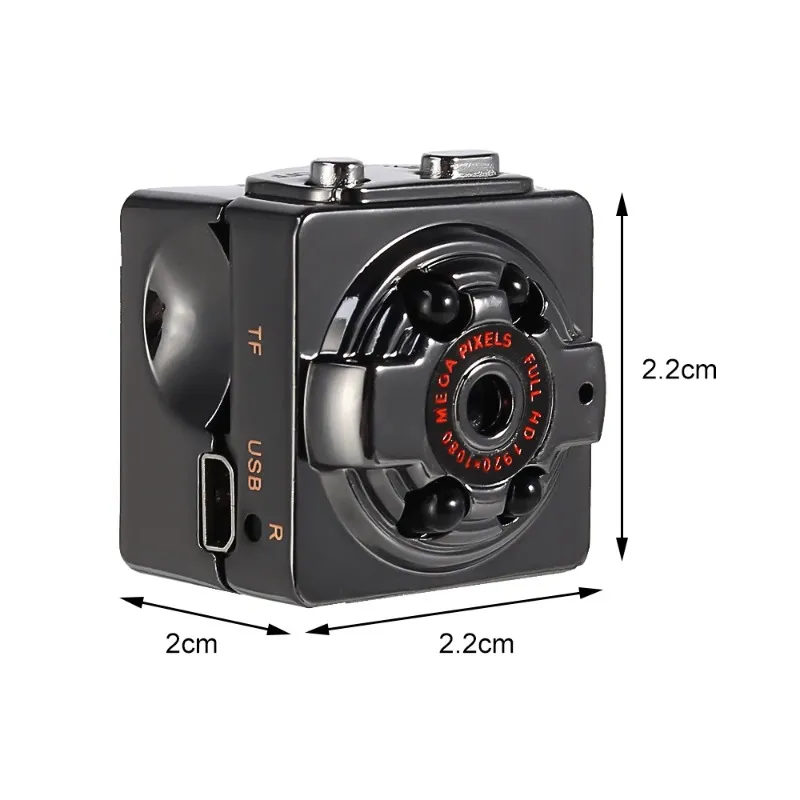 SQ8 CAMERA 1080P HD Infraröd natt Vision Camera Aerial Outdoor Sports Camera Mini WiFi Camera