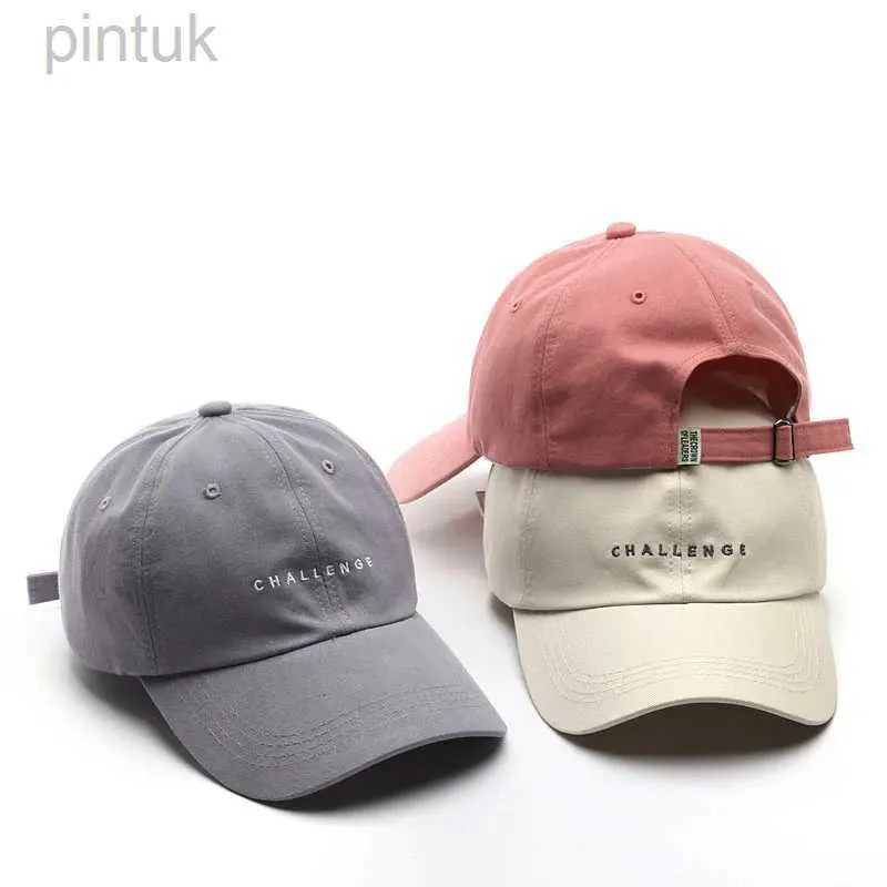 Ball Caps Casual Unisex litera bawełniana czapka baseballowa sporty sporty na zewnątrz kucyk ponytail cap kobiet mężczyzn wyzwanie Hip Hats Streetwear 24327