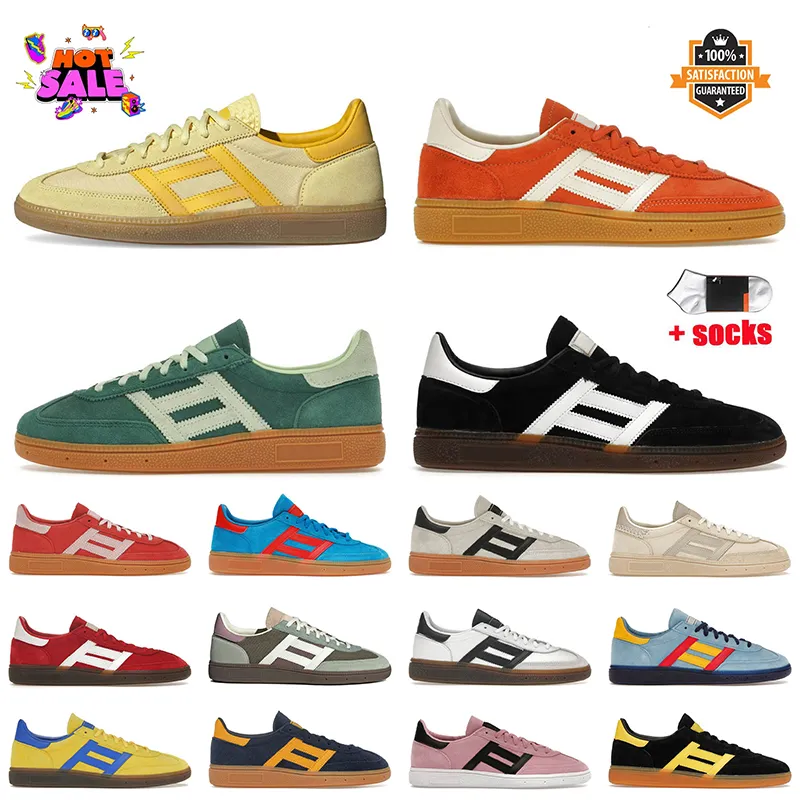 Designer all'ingrosso Casual Pallamano Scarpe Spezial Vegan Bianco Nero Gum Wales Bonner Pony Leopard Nylon Marrone Rosa Verde Donna Uomo Scarpe da ginnastica piatte Sneakers sportive