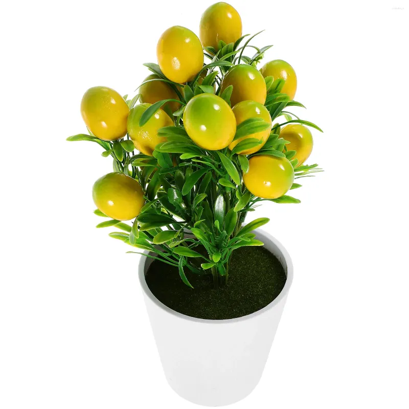 Decoratieve bloemen imitatie fruit nep tak tafelblad takken decor plastic realistische bonsai faux decors