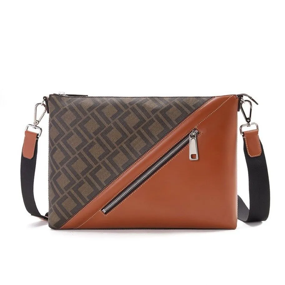 Leather fashion classic Courier Bag adjustable detachable luxury designer shoulder bag repair long messenger bags 470287E