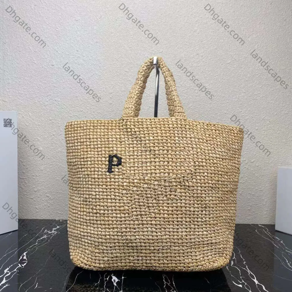 2024 Sacs à main Triangle de luxe Sacs de créateurs pour femmes Tissage de paille Poignée en raphia Sac de plage Shopper Weekender Pochettes Hommes Mode Bandoulière Sac à bandoulière