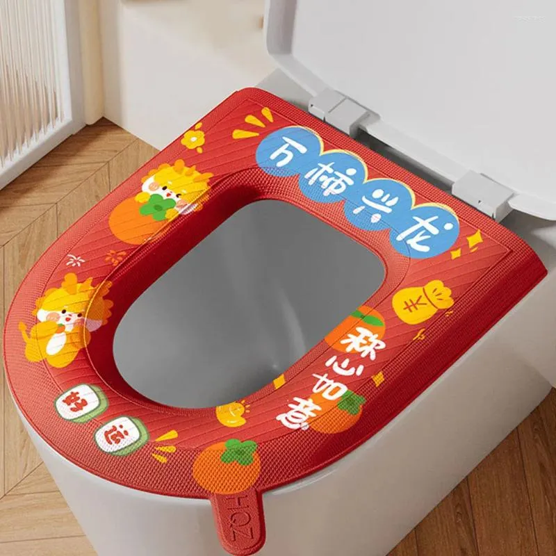 Toilet Seat Covers Washable Clean Waterproof Design Soft And Highly Elastic Wipe It Can Be Washed Repeatedly Accessories