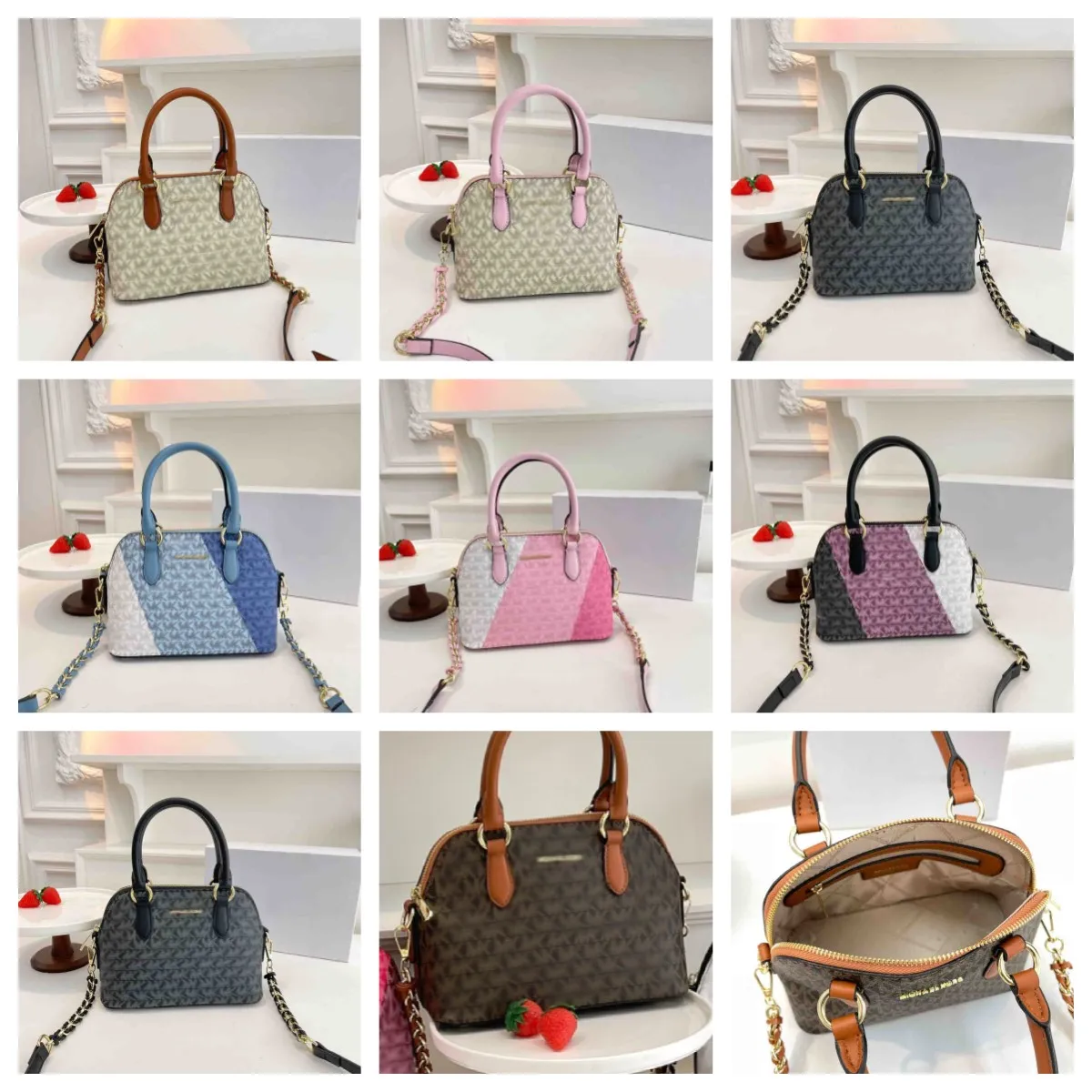 Designertas Shell Tas Borduren Leren handtas Schoudertas Dames Portemonnees Handtassen Ontwerperstassen Designer Damestas Luxe Messenger Bags