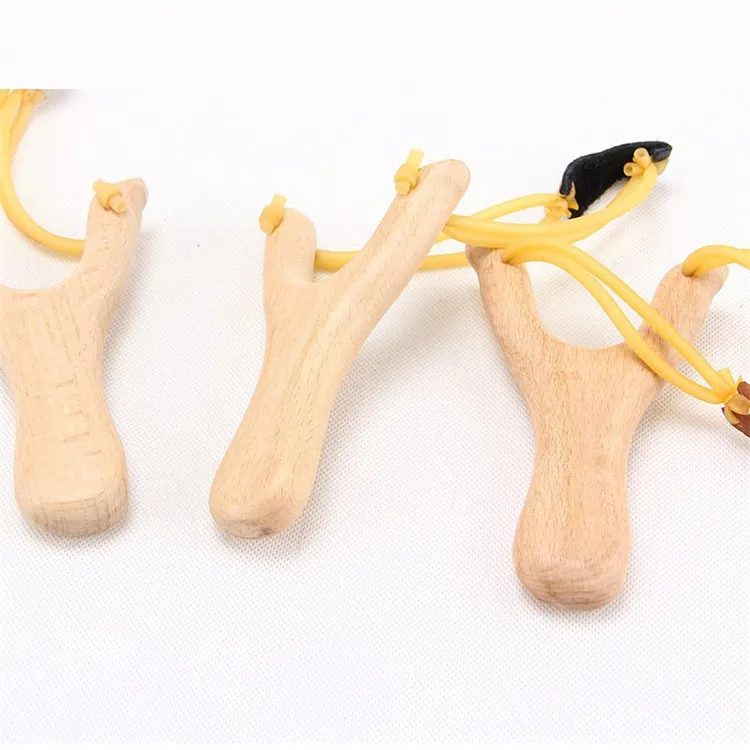 Favore di partito Fidget Toys Fionda in legno Corda di gomma Divertimento tradizionale Bambini All'aperto catapulta Interessante Puntelli da caccia Giocattoli LT871