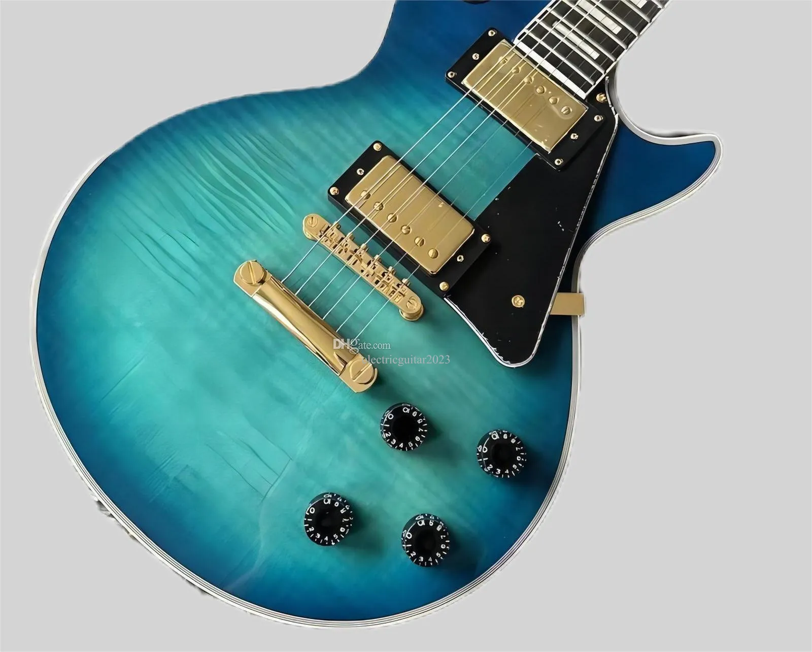 Blue Burst Electric Guitar - High Quality, Rosewood Fingerboard