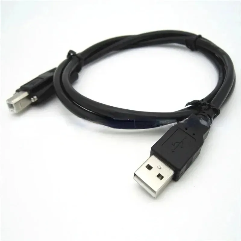 USB 2.0 A maschio a USB 2.0 B maschio tipo B cavo stampante data BM 1 m 1,5 m 3 m 5 m con connettore fori montaggio a pannello a vite 1 m 1,5 m 3 m 5 m