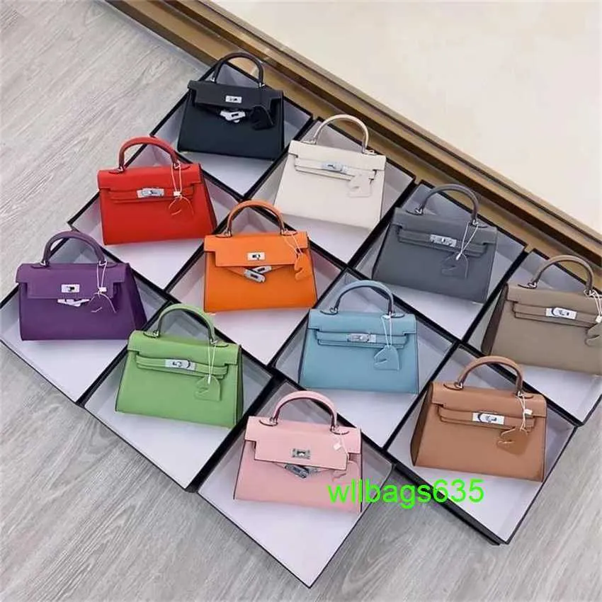 Ky Tote Bags Trusted Luxury Leather Handbag Silver Buckle Mini Small Womens Bag 2024 New Crocodile Pattern Handheld One Shoulder Diagonal Str have logo HBG2