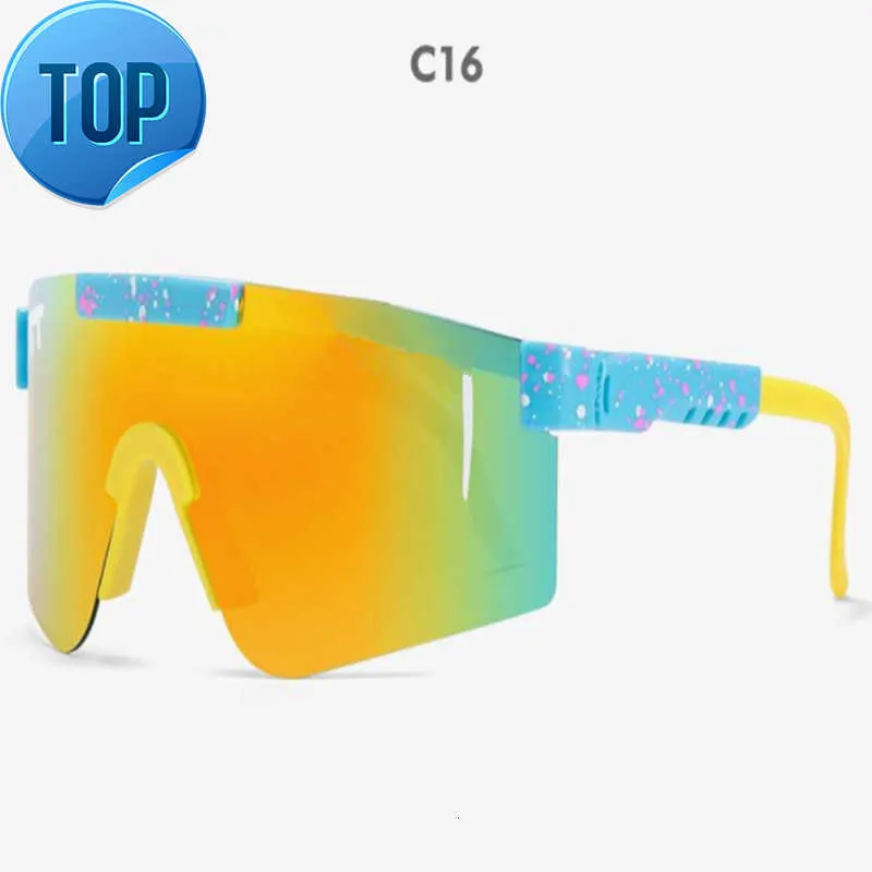 Lunettes de soleil pour hommes et femmes, couleur éblouissante, cyclisme, Sports de plein air, vent, grand cadre, 25 couleurs, 2024