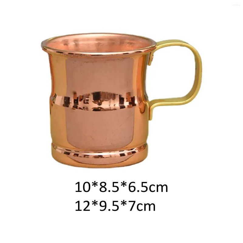 Mugs Copper Cup Bar Tabellery Middag Moskva Vatten Mule dryck för fest Drinkware kaffemuggdekor