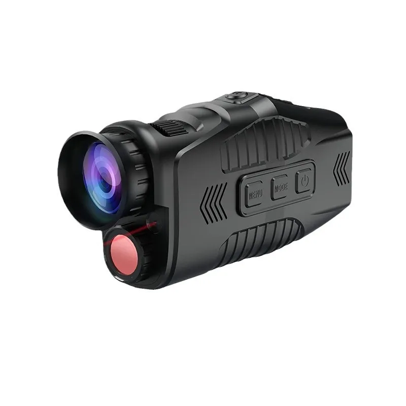 Manufacturer's direct sales day and night dual-purpose all black visual camera and video recorder, lightweight, compact, high-definition single tube night vision Temu