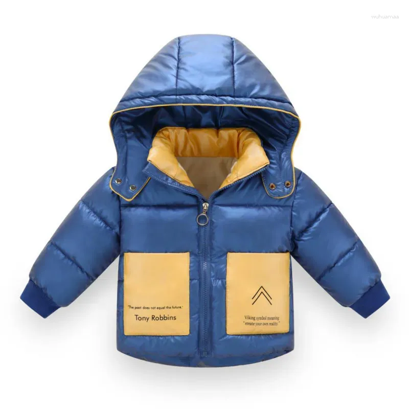 Daunenmantel Winterjacken für Jungen Kinder wasserdicht winddicht Overall Baby Snowwear Herbst Mädchen Parka Baumwolle gefütterte Oberbekleidung