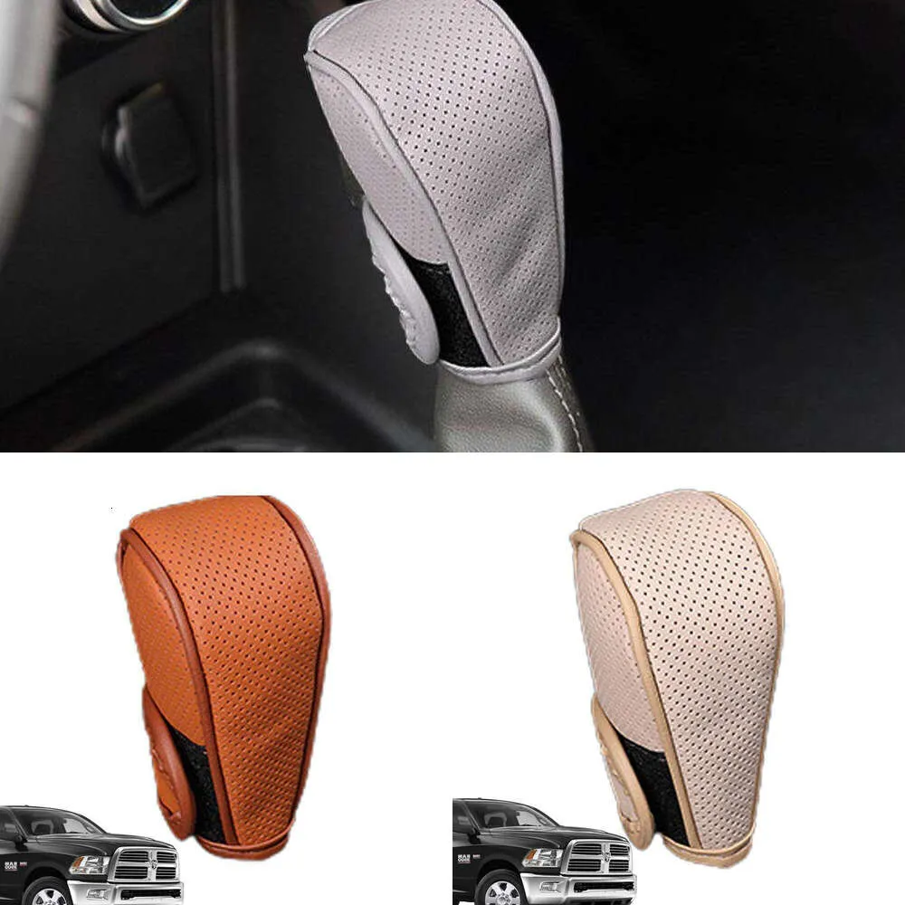 تحديث العتاد Universal Pu Leather Automatic Cover anti-slip shifter shifter stick stick knob