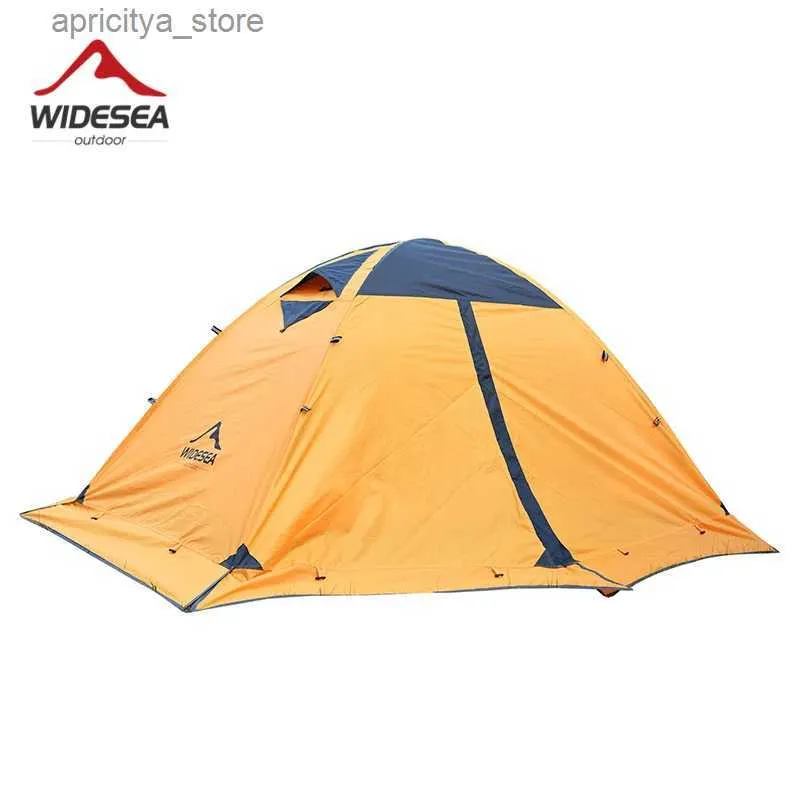 Tents and Shelters Widesea Tent Dual Camping Waterproof Sunshade Portable Outdoor Travel Tent Home Sunshine Fishing Beach Aluminum Pole24327