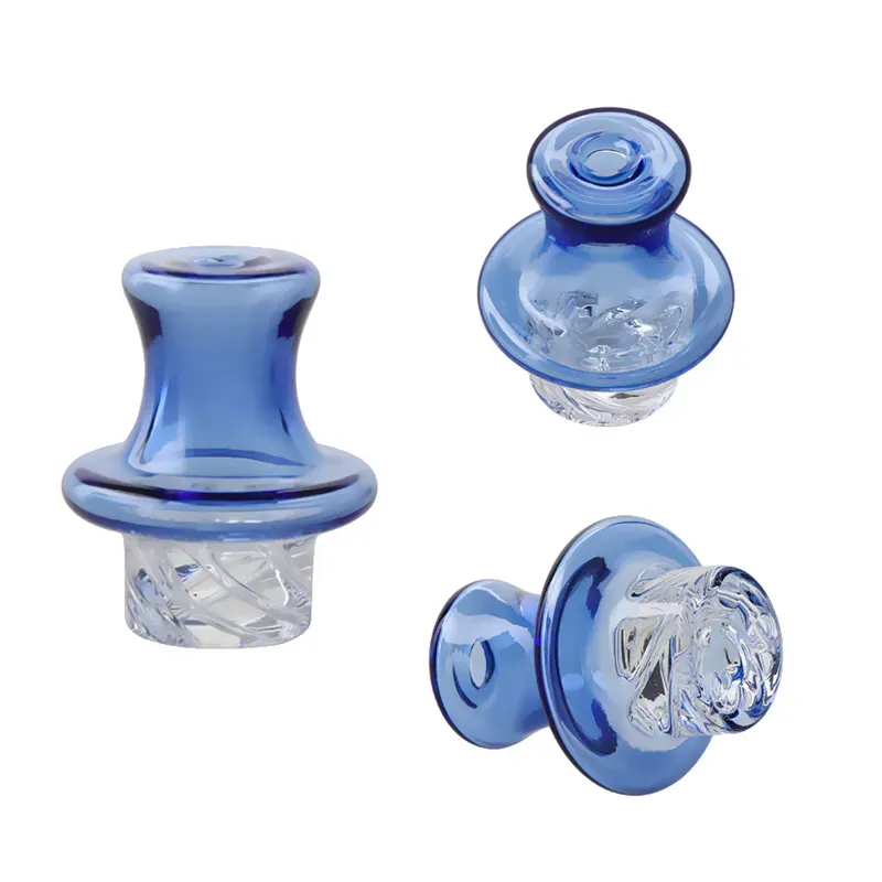 Smoking Accessories 3 Styles Colorful Glass Spinning Carb Cap Suitfor XL Quartz Banger Nails