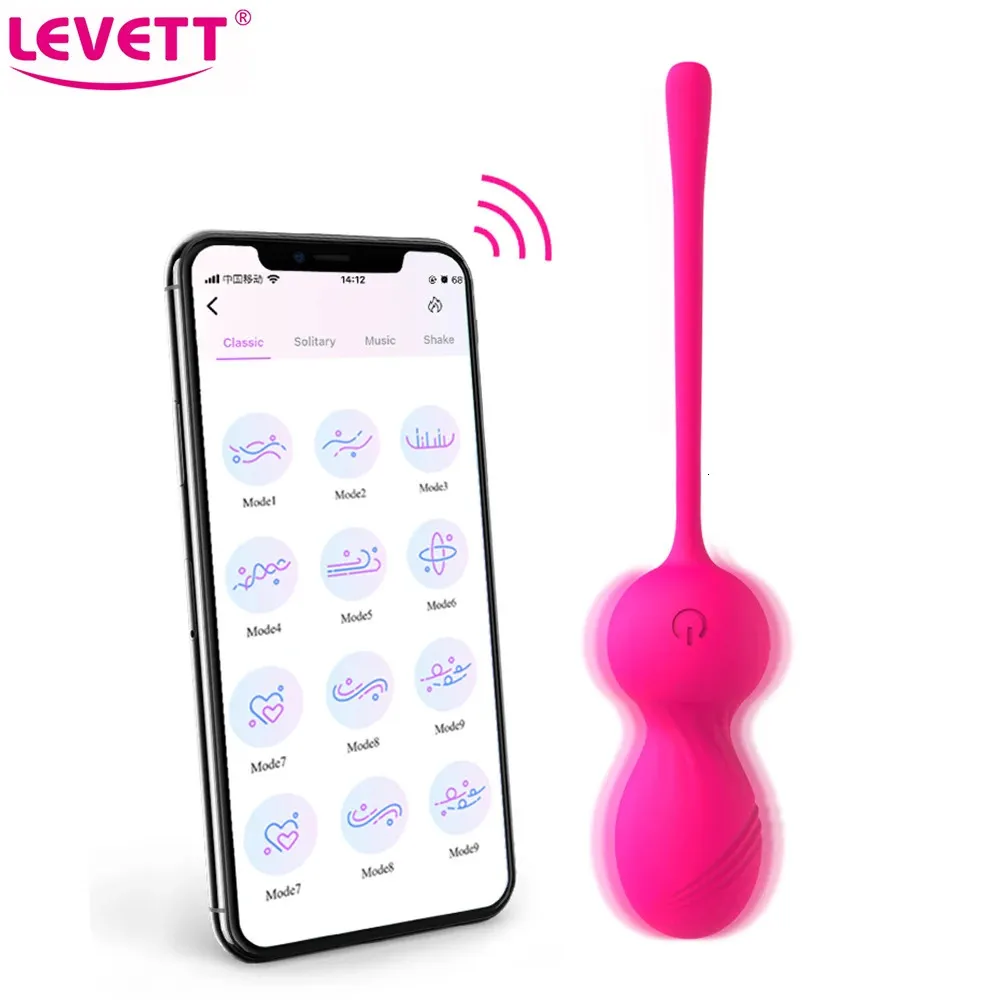 APP Controle Ei-vibrator Vaginale Bal Kegel-vibrator G-spotstimulator Draadloze vibrerende draagbare slipje Ei-seksspeeltje voor vrouwen 240312