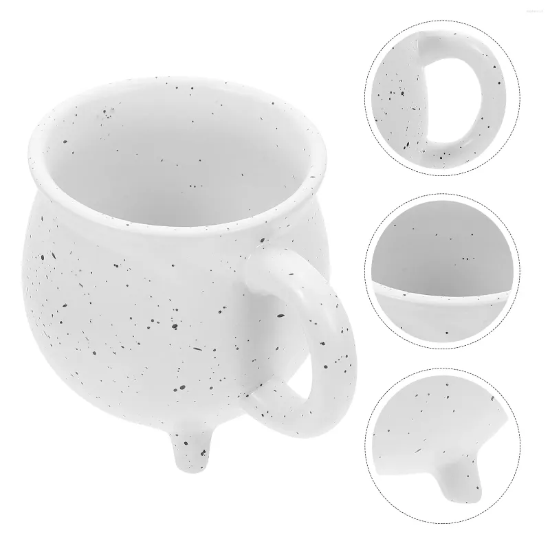 Tazze Trippiede Caldatura tazza di arredamento per torta bevendo caffè ceramica da latte tazze da tè