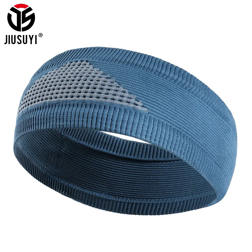 Sports Sweatband Anti-slip Absorbent Sweat Headband Cycling Work Out Fitness Yoga Athletic Running Hair Band Men Women Headwear 240322