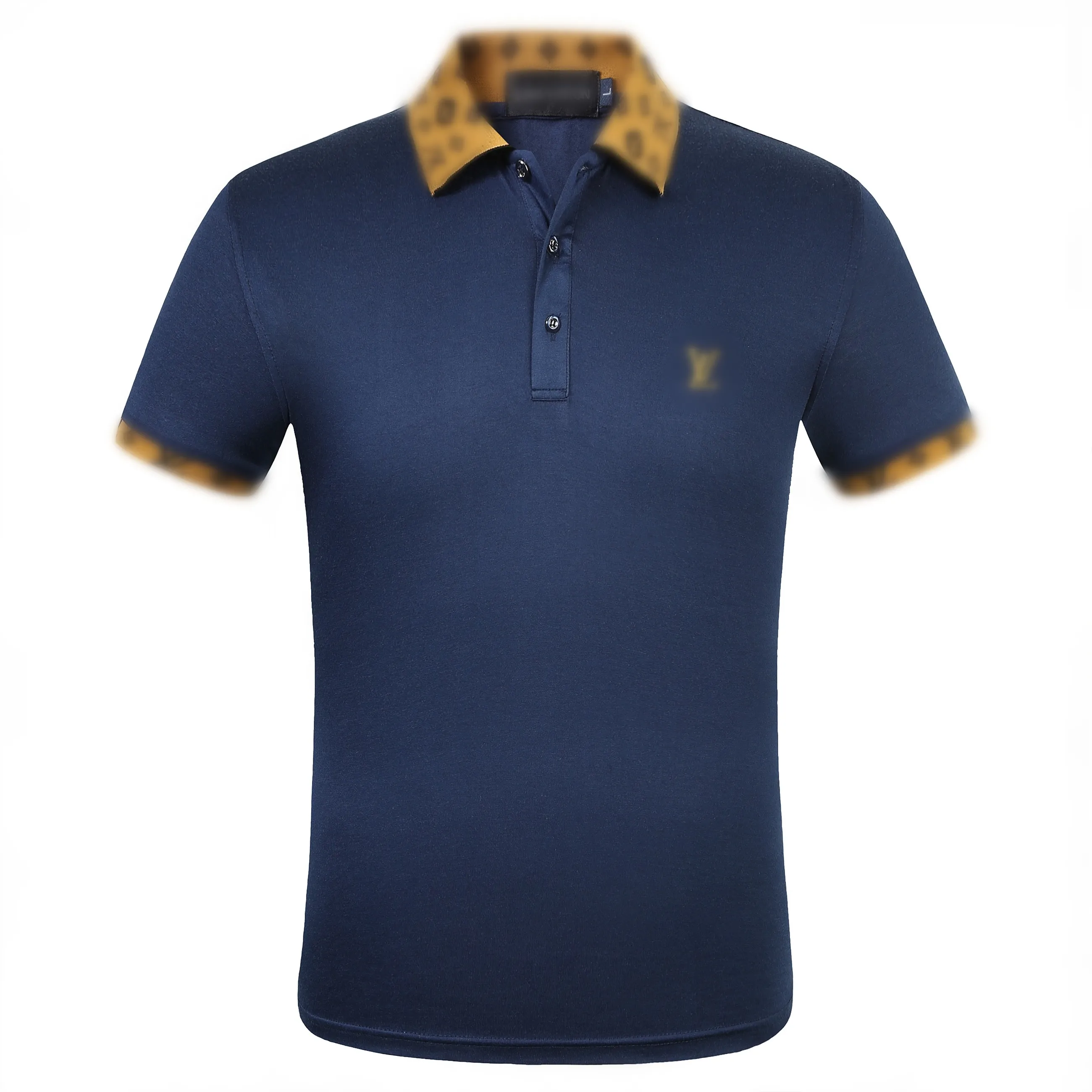 T-shirt Polo de marque de luxe classique haut de gamme pour hommes, mode d'été respirante à manches courtes, haut décontracté taille M-3XL