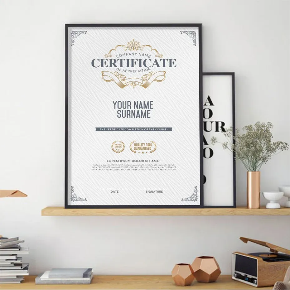 Rahmen FRAMVIO A4 A3 Schwarz Dokumentenrahmen Zertifikat Bilder Rahmen Diplome Standard Papier Metall Plexiglas Matt für Bürodekoration