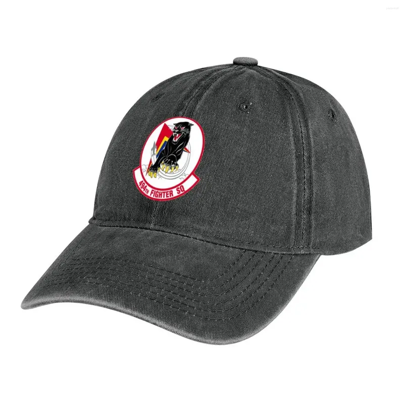 Berets 494th Fighter Squadron Cowboy Hat Visor Drop Handing Men's Baseball Women's