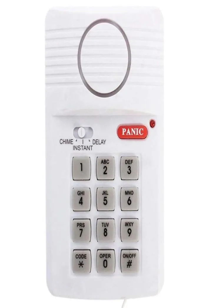 Датчик умного дома, громкая беспроводная дверная сигнализация, защитная булавка, клавиатура паники для офиса, гаража, ShedSmart SmartSmart7707057